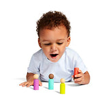 The Block Set by Lovevery – Solid Wood Building Blocks and Shapes + Wooden Storage Box, 70 Pieces, 18 Colors, 20+ Activities - Bippityboppityboo