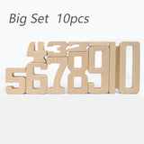 Number Building Blocks - Wooden Math Digital Toys