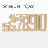 Number Building Blocks - Wooden Math Digital Toys