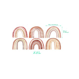 Rainbow Nursery Decor Wall Stickers