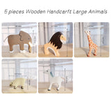 Wooden Handcrafted Large Animals Toys