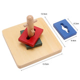 Montessori Imbucare Boxes and Toddler Sensorial Shelf Work