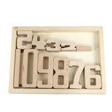 Number Building Blocks - Wooden Math Digital Toys