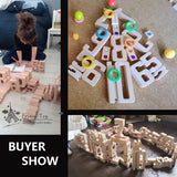Number Building Blocks - Wooden Math Digital Toys
