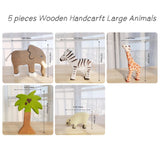 Wooden Handcrafted Large Animals Toys