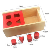 Montessori Imbucare Boxes and Toddler Sensorial Shelf Work