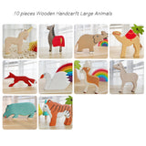 Wooden Handcrafted Large Animals Toys