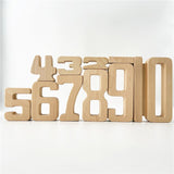 Number Building Blocks - Wooden Math Digital Toys
