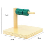 Montessori Imbucare Boxes and Toddler Sensorial Shelf Work