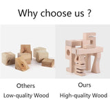 Number Building Blocks - Wooden Math Digital Toys
