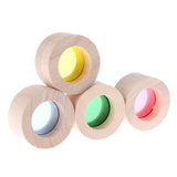 Wooden Rainbow Acrylic Blocks
