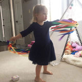 Waldorf Wooden Ring Teether with Ribbons and Bells - Bippityboppityboo