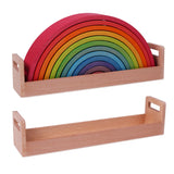 Large Rainbow Puzzles and Stackers with Storage Box
