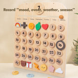 Wooden Calendar Early Educational Toy
