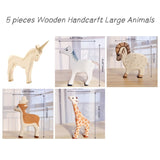 Wooden Handcrafted Large Animals Toys