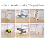 Wooden Handcrafted Large Animals Toys