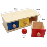 Montessori Imbucare Boxes and Toddler Sensorial Shelf Work