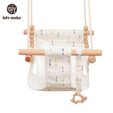 Toddler Indoor, Outdoor Swing (with safety belt and cushion) - Bippityboppityboo