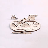 Wooden World Continent Puzzle